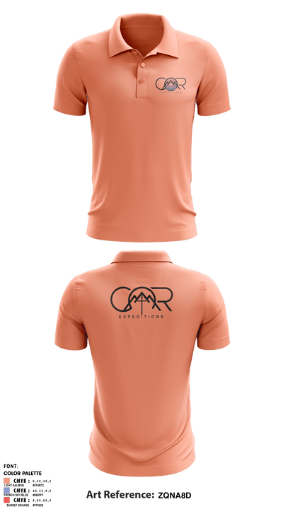 COR ExpeditionsCOR Expeditions 37749983 Short Sleeve Performance Polo - 1