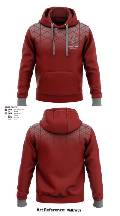 Charles D Owen High School Basketball 18925506 Hoodie - 1