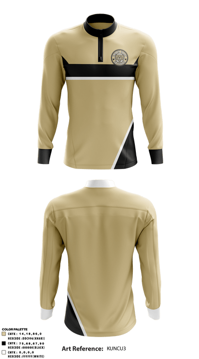 Golden Valley High School 25430672 Quarter Zip Jacket - 1