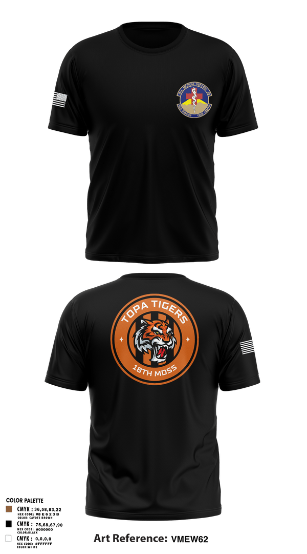 Short Sleeve Performance Shirt, 18 Medical Support Squadron, Air Force, Teamtime, Team time, sublimation, custom sports apparel, team uniforms, spirit wear, spiritwear, sports uniforms, custom shirts, team store, custom team store, fundraiser sports, apparel fundraiser