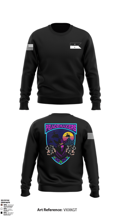 4-4 Attack Battalion 63788655 Crew Neck Sweatshirt - 3