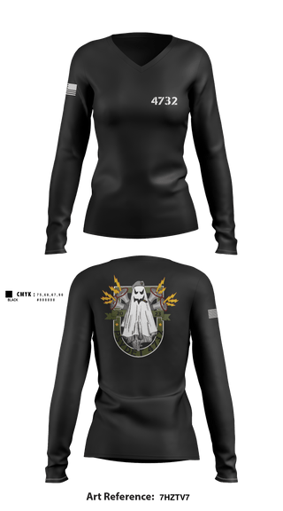 Women's Long Sleeve Vneck Shirt, , Army, Teamtime, Team time, sublimation, custom sports apparel, team uniforms, spirit wear, spiritwear, sports uniforms, custom shirts, team store, custom team store, fundraiser sports, apparel fundraiser