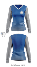 Andrada Polytechnic High School 34262371 Women's Long Sleeve V-neck Shirt - 1