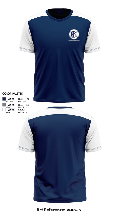 Kent Island Baseball 20036051 Short Sleeve Performance Shirt - 2
