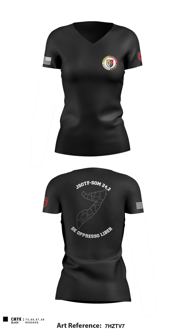 Women's Short Sleeve Vneck Shirt, J4 GSB, Army, Teamtime, Team time, sublimation, custom sports apparel, team uniforms, spirit wear, spiritwear, sports uniforms, custom shirts, team store, custom team store, fundraiser sports, apparel fundraiser