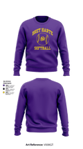 BRET HARTE UNION HIGH SCHOOL SOFTBALL Crew Neck Sweatshirt - 3