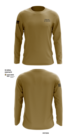 Long Sleeve Performance Shirt, B BTRY 4-133FAR, Army, Teamtime, Team time, sublimation, custom sports apparel, team uniforms, spirit wear, spiritwear, sports uniforms, custom shirts, team store, custom team store, fundraiser sports, apparel fundraiser