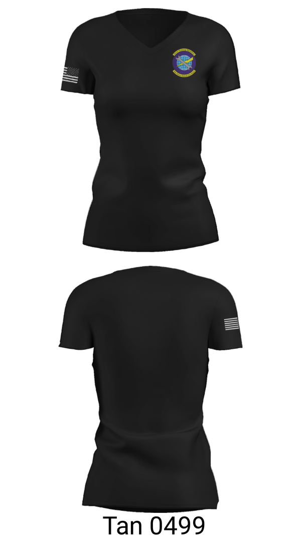 Women's Short Sleeve Vneck Shirt, , Air Force, Teamtime, Team time, sublimation, custom sports apparel, team uniforms, spirit wear, spiritwear, sports uniforms, custom shirts, team store, custom team store, fundraiser sports, apparel fundraiser