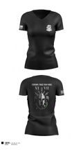FTTF 73452025 Women's Short Sleeve V-neck Shirt - 1