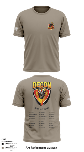Short Sleeve Performance Shirt, 272 Chemical Company Decon 1, National Guard, Teamtime, Team time, sublimation, custom sports apparel, team uniforms, spirit wear, spiritwear, sports uniforms, custom shirts, team store, custom team store, fundraiser sports, apparel fundraiser