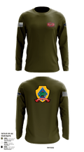 3rd AAV 1st Marines DivAmphibious assault, vehicle, 14229202 Long Sleeve Performance Shirt - 1