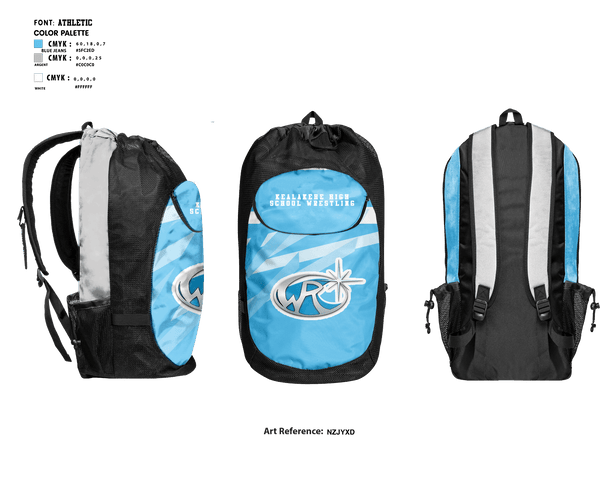 Gear Bag, Kealakehe High School Wrestling, Wrestling, Teamtime, Team time, sublimation, custom sports apparel, team uniforms, spirit wear, spiritwear, sports uniforms, custom shirts, team store, custom team store, fundraiser sports, apparel fundraiser