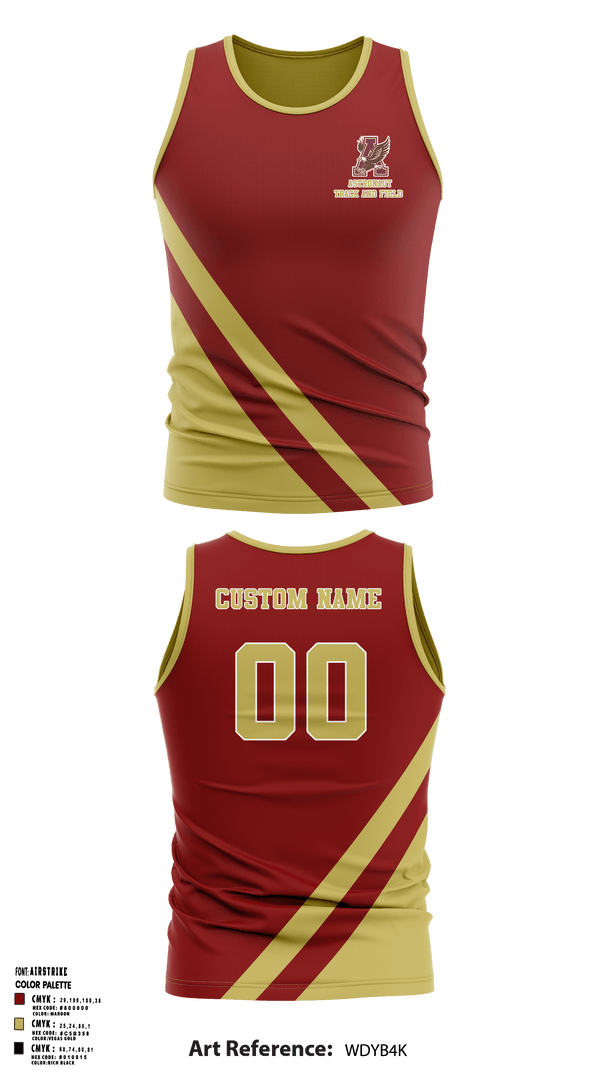 Tank Top, Astronaut High School Track, Track & Field, Teamtime, Team time, sublimation, custom sports apparel, team uniforms, spirit wear, spiritwear, sports uniforms, custom shirts, team store, custom team store, fundraiser sports, apparel fundraiser
