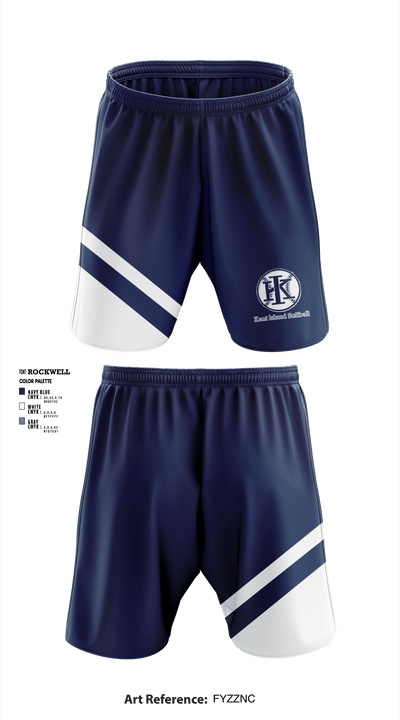 Kent Island Youth Softball 28747832 Athletic Shorts With Pockets - 6