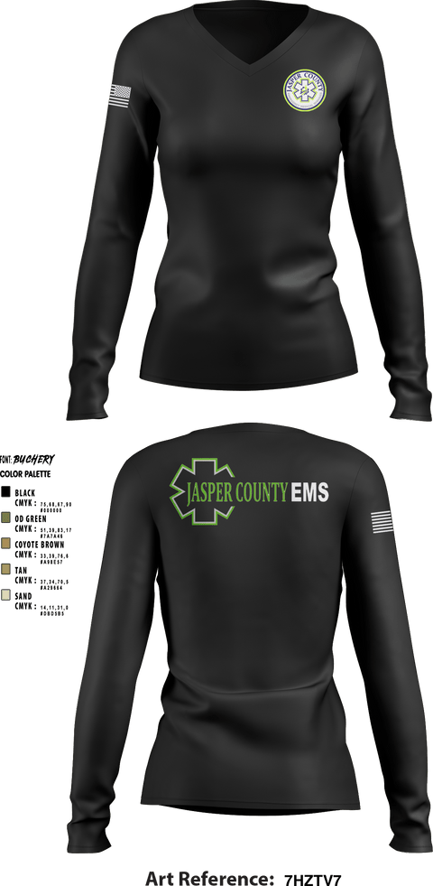 Women's Long Sleeve Vneck Shirt, , Fire Department, Teamtime, Team time, sublimation, custom sports apparel, team uniforms, spirit wear, spiritwear, sports uniforms, custom shirts, team store, custom team store, fundraiser sports, apparel fundraiser