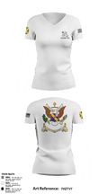 1-155th Dixie Thunder 83572891 Women's Short Sleeve V-neck Shirt - 5