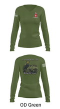 1st plt 1-14th 60300100 Women's Long Sleeve V-neck Shirt - 40