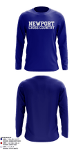 Newport High School Cross Country 52186865 Long Sleeve Performance Shirt - 5