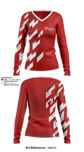 Athletics Ontario 22302380 Women's Long Sleeve V-neck Shirt - 1