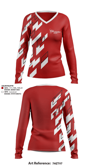 Women's Long Sleeve Vneck Shirt, Athletics Ontario, Spirit Store, Teamtime, Team time, sublimation, custom sports apparel, team uniforms, spirit wear, spiritwear, sports uniforms, custom shirts, team store, custom team store, fundraiser sports, apparel fundraiser