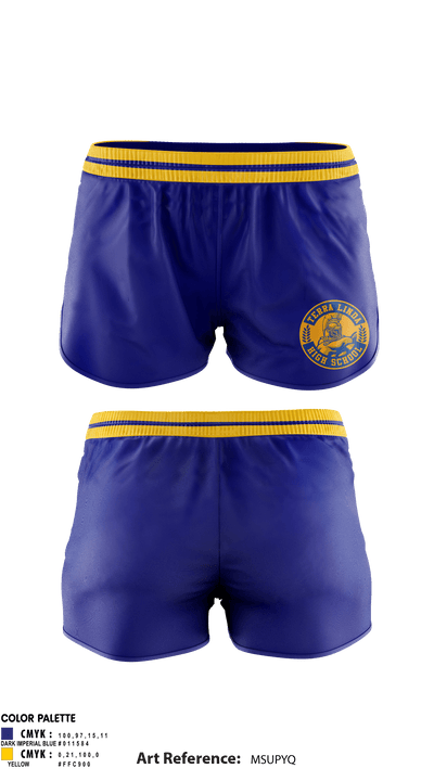 Terra Linda High School Cheer 86176617 Women's Shorts - 1