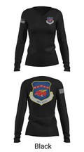 188th wing air national guard 12455702 Women's Long Sleeve V-neck Shirt - 38