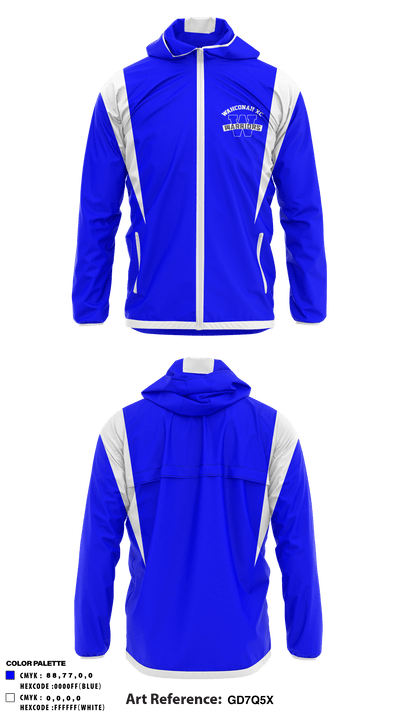 Wahconah Regional High School Cross Country 50606854 Windbreaker - 44