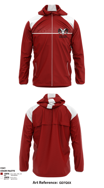 Faith Academy Cross Country 38830015 Windbreaker - 1