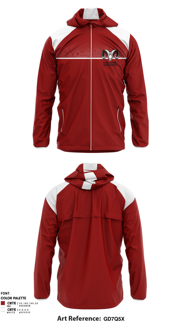 Windbreaker, Faith Academy Cross Country, Cross Country, Teamtime, Team time, sublimation, custom sports apparel, team uniforms, spirit wear, spiritwear, sports uniforms, custom shirts, team store, custom team store, fundraiser sports, apparel fundraiser