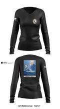 USS LABOON 70062975 Women's Long Sleeve V-neck Shirt - 1