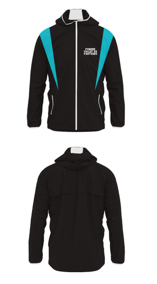 Windbreaker, Pioneer Valley HS Panthers, Women's Basketball, Teamtime, Team time, sublimation, custom sports apparel, team uniforms, spirit wear, spiritwear, sports uniforms, custom shirts, team store, custom team store, fundraiser sports, apparel fundraiser