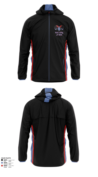 West Valley JR Rams 58336330 Windbreaker - 1