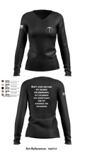 SOI West 38212133 Women's Long Sleeve V-neck Shirt - 1