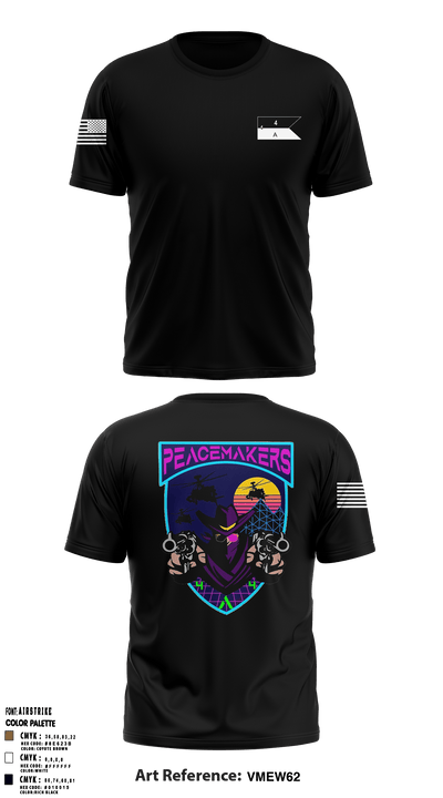 4-4 Attack Battalion 63788655 Short Sleeve Performance Shirt - 3