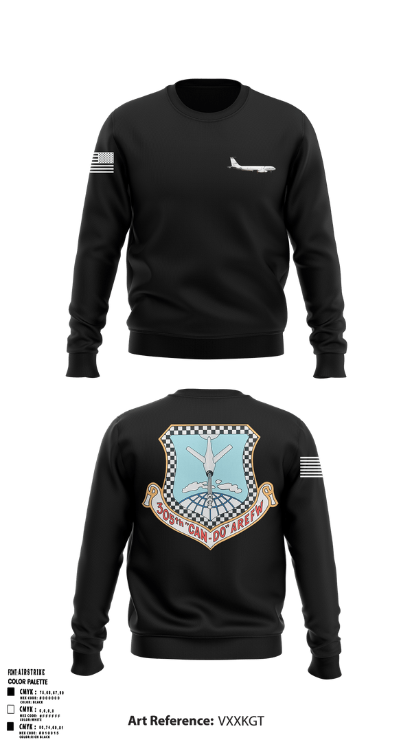 Crew Neck Sweatshirt, 305 ARW, , Teamtime, Team time, sublimation, custom sports apparel, team uniforms, spirit wear, spiritwear, sports uniforms, custom shirts, team store, custom team store, fundraiser sports, apparel fundraiser