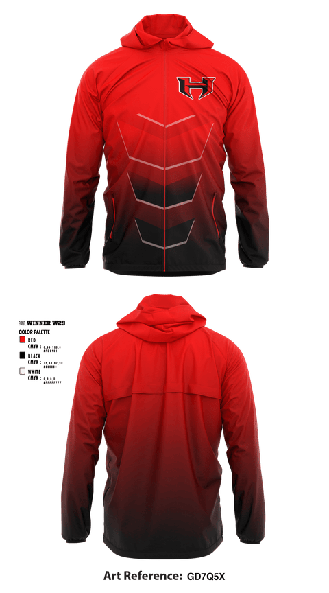 Windbreaker, Hibriten High School Wrestling, Wrestling, Teamtime, Team time, sublimation, custom sports apparel, team uniforms, spirit wear, spiritwear, sports uniforms, custom shirts, team store, custom team store, fundraiser sports, apparel fundraiser