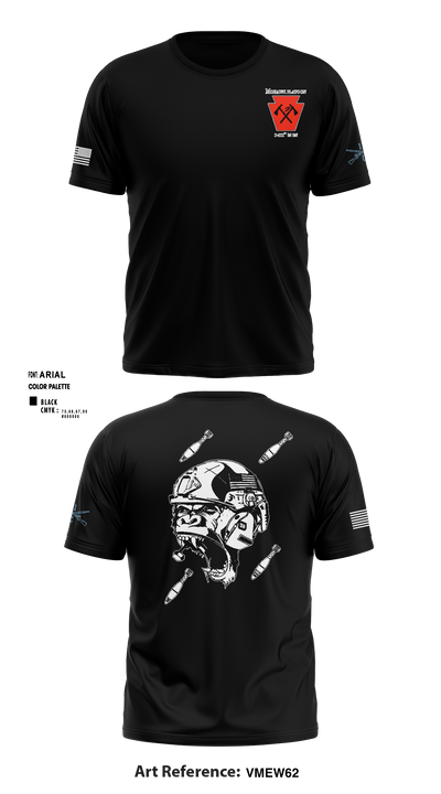 1-111th IN BN 37171288 Short Sleeve Performance Shirt - 1