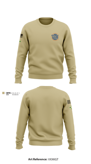Crew Neck Sweatshirt, , Army, Teamtime, Team time, sublimation, custom sports apparel, team uniforms, spirit wear, spiritwear, sports uniforms, custom shirts, team store, custom team store, fundraiser sports, apparel fundraiser