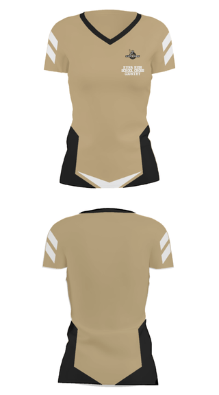 Women's Short Sleeve Vneck Shirt, Kuna High School Cross Country, Cross Country, Teamtime, Team time, sublimation, custom sports apparel, team uniforms, spirit wear, spiritwear, sports uniforms, custom shirts, team store, custom team store, fundraiser sports, apparel fundraiser