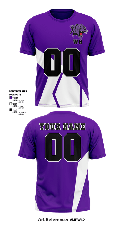 Wind River High School Football 32894452 Short Sleeve Performance Shirt - 3