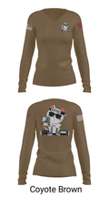 KTTE 76200100 Women's Long Sleeve V-neck Shirt - 38