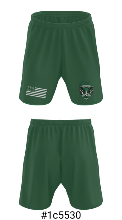 Rancho Rams 15714118 Athletic Shorts With Pockets - 15