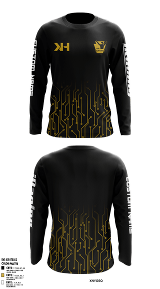 Long Sleeve Performance Shirt, The Kohort, E-Sports, Teamtime, Team time, sublimation, custom sports apparel, team uniforms, spirit wear, spiritwear, sports uniforms, custom shirts, team store, custom team store, fundraiser sports, apparel fundraiser