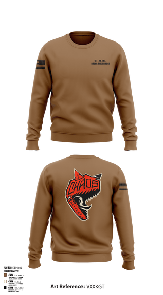 Crew Neck Sweatshirt, , Army, Teamtime, Team time, sublimation, custom sports apparel, team uniforms, spirit wear, spiritwear, sports uniforms, custom shirts, team store, custom team store, fundraiser sports, apparel fundraiser