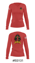 2nd battalion 2nd marines 57428370 Women's Long Sleeve V-neck Shirt - 37