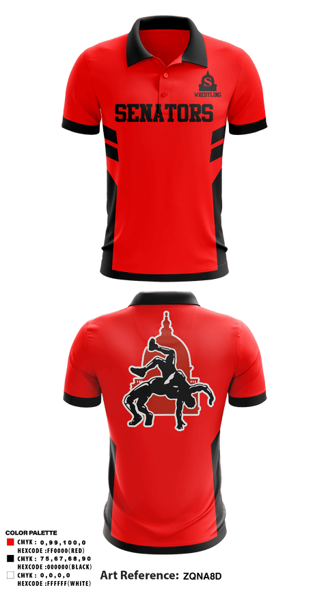 Short Sleeve Performance Polo, Springfield High School Wrestling, Wrestling, Teamtime, Team time, sublimation, custom sports apparel, team uniforms, spirit wear, spiritwear, sports uniforms, custom shirts, team store, custom team store, fundraiser sports, apparel fundraiser