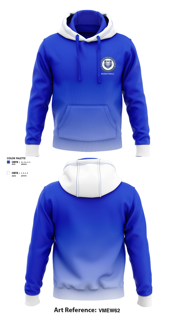 Hoodie, Dickinson Intermediate Fine Arts Academy Basketball, Men's Basketball, Teamtime, Team time, sublimation, custom sports apparel, team uniforms, spirit wear, spiritwear, sports uniforms, custom shirts, team store, custom team store, fundraiser sports, apparel fundraiser