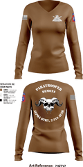 ALPHA BTRY, 2-319th AFAR 68475694 Women's Long Sleeve V-neck Shirt - 9