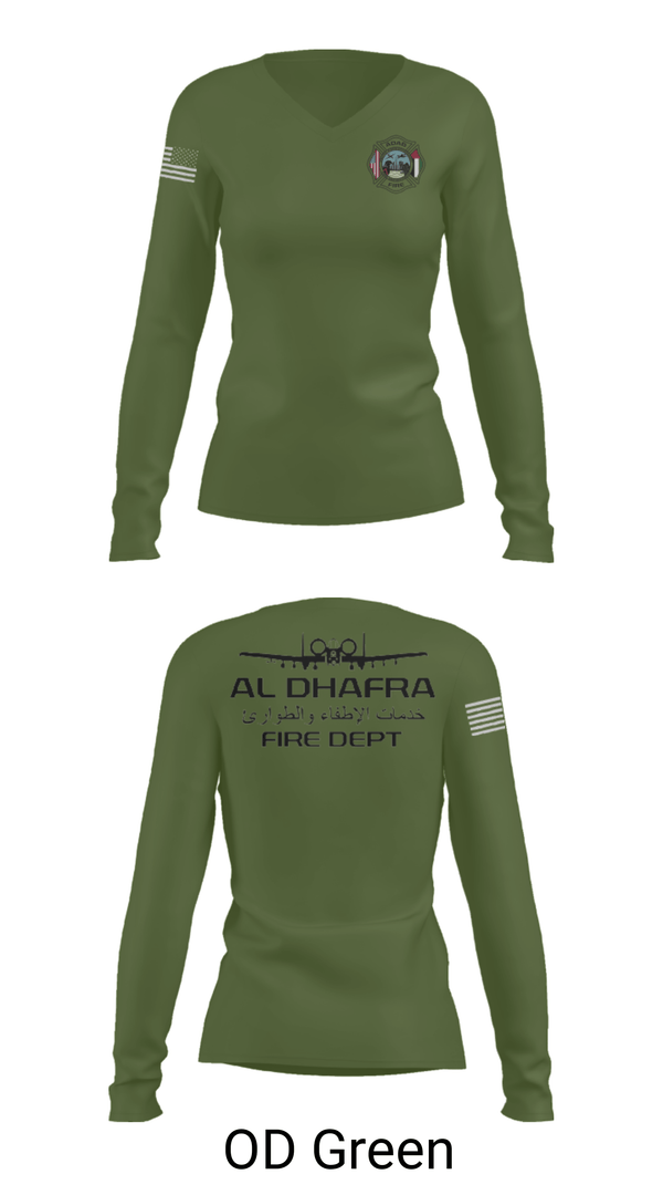 Women's Long Sleeve Vneck Shirt, , Fire Department, Teamtime, Team time, sublimation, custom sports apparel, team uniforms, spirit wear, spiritwear, sports uniforms, custom shirts, team store, custom team store, fundraiser sports, apparel fundraiser