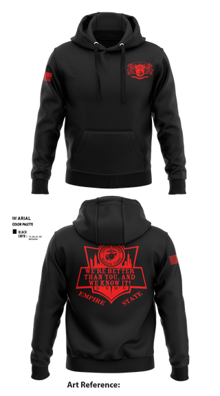 Hoodie, RSS EMPIRE STATE, Marines, Teamtime, Team time, sublimation, custom sports apparel, team uniforms, spirit wear, spiritwear, sports uniforms, custom shirts, team store, custom team store, fundraiser sports, apparel fundraiser